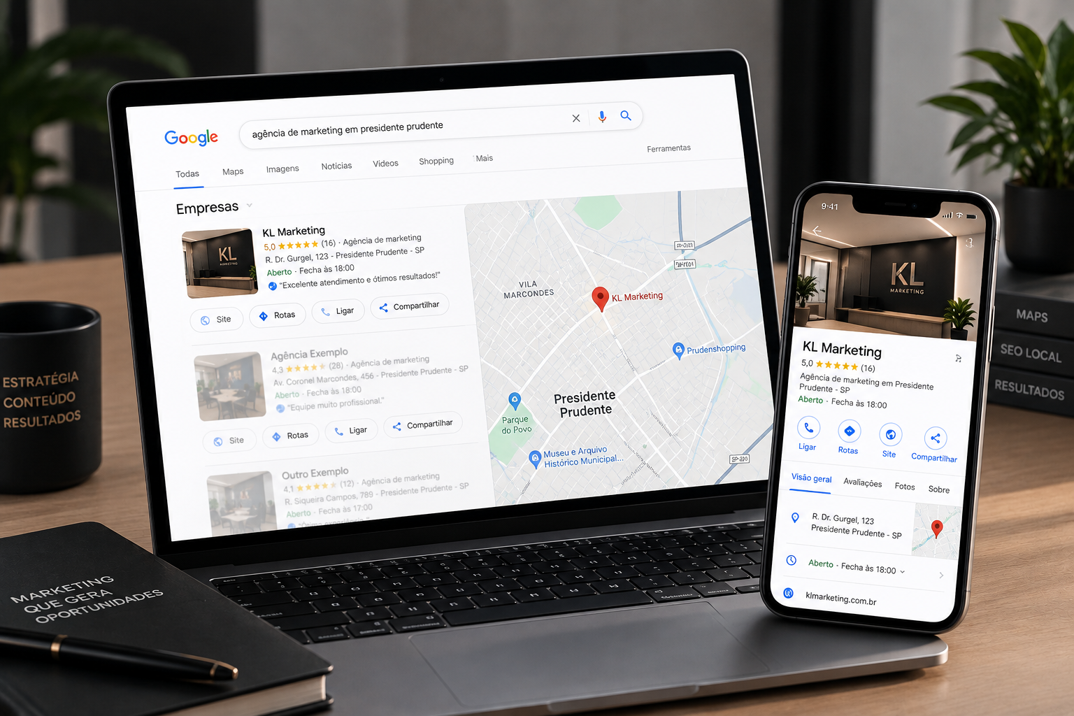 Google Meu Negócio para empresas com presença no Google Maps