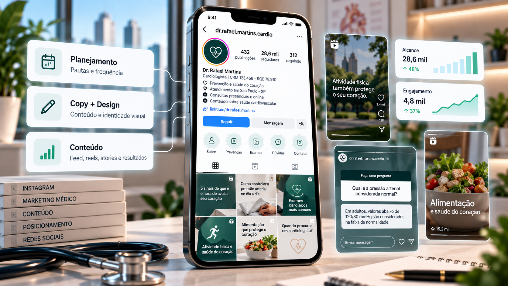 Gestão de Instagram para Médicos e Clínicas