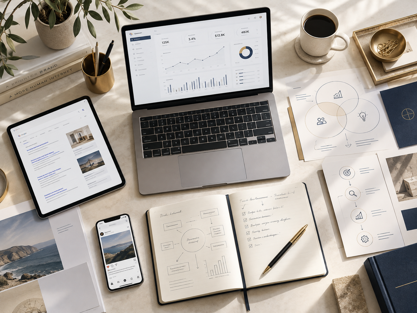 Planejamento estratégico de marketing digital da KL Marketing
